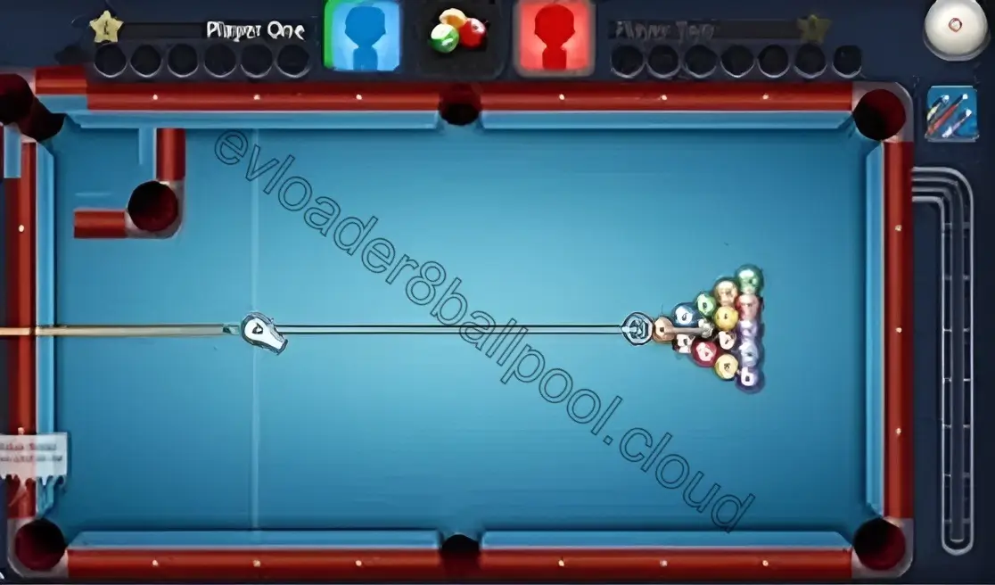 Screenshot of EV Loader 8 Ball Pool Game Assistance